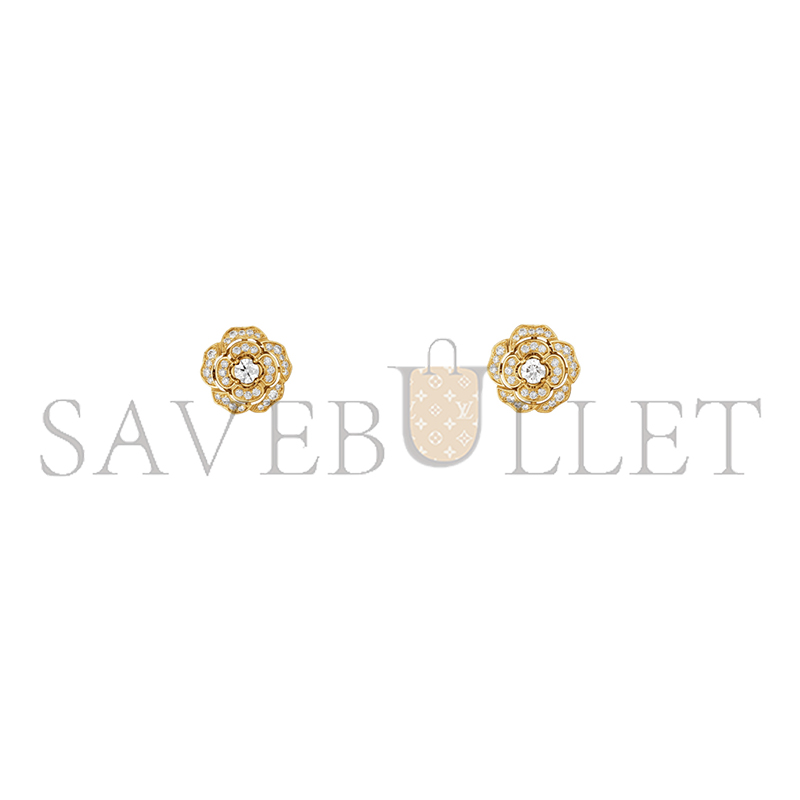 CHANEL BOUTON DE CAMÉLIA SUPPLE TRANSFORMABLE EARRINGS J12837